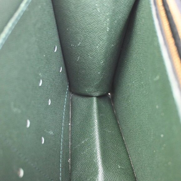 LOUIS VUITTON Pochette Kourad Clutch Hand Bag Taiga Leather GN M30194 02KC073 - Picture 12 of 16